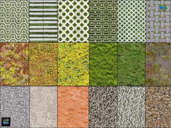 Maxis Match Outside floors - The Sims 4 Custom Content