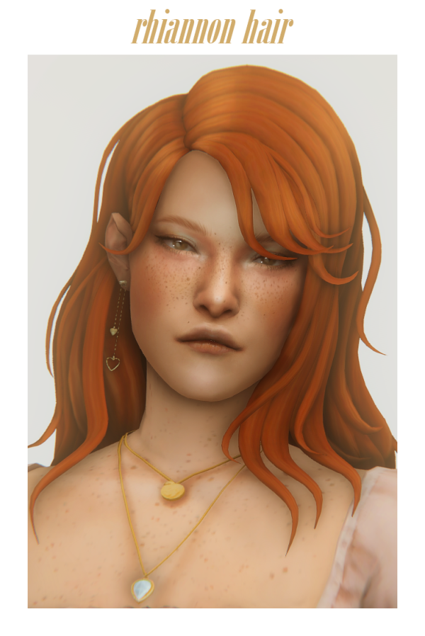Maxis Match rhiannon hair by simsfinds - The Sims 4 Custom Content
