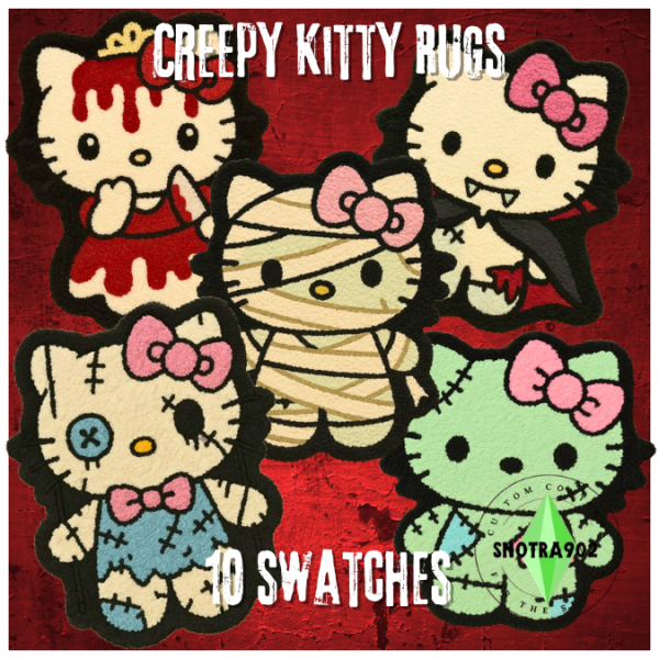 Alpha Creepy Kitty by simsfinds - The Sims 4 Custom Content