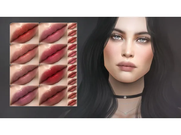 Alpha POLYSOME LIPSTICK by Remussirion - The Sims 4 Custom Content