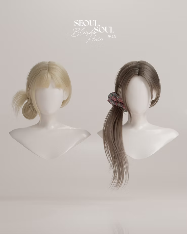 Alpha SIMS4 HAIR N26 by simsfinds - The Sims 4 Custom Content