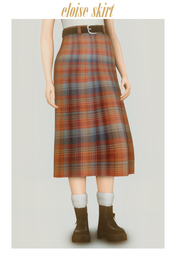 Maxis Match eloise skirt by simsfinds - The Sims 4 Custom Content