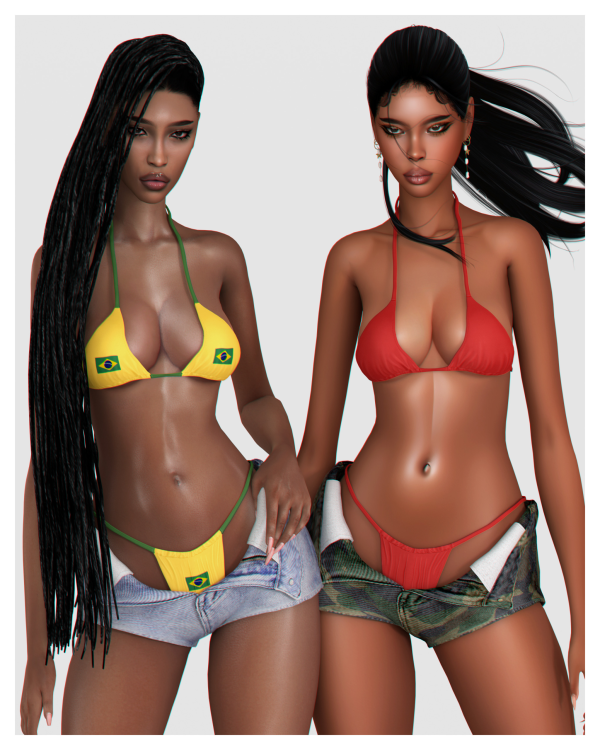 Alpha Brisa Set by simsfinds - The Sims 4 Custom Content