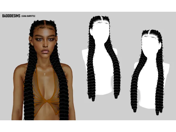 LEANA HAIRSTYLE by badddiesims