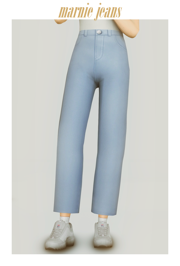 Maxis Match marnie jeans by simsfinds - The Sims 4 Custom Content