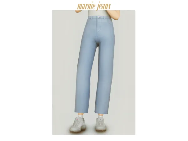 Maxis Match u00abmarnieu00bb jeans by clumsyalien - The Sims 4 Custom Content