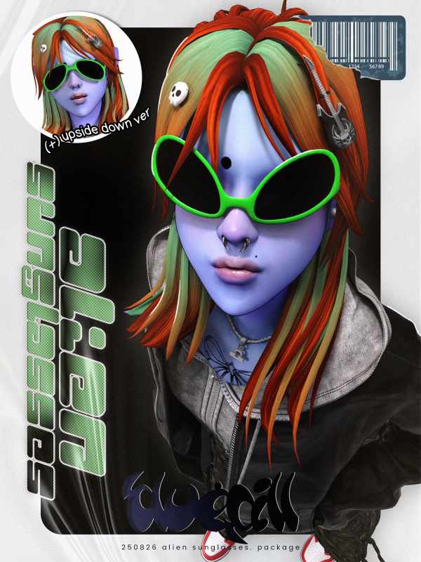 Maxis Match 250826 alien sunglasses by simsfinds - The Sims 4 Custom Content