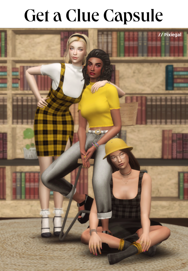 Maxis Match Get a Clue Capsule Collection by simsfinds - The Sims 4 Custom Content