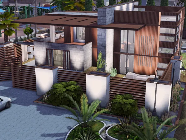 Maxis Match Nestline Residence l noCC - The Sims 4 Custom Content