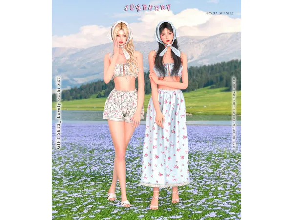 [SUNBERRY]  #25.37 GIFT SET2 Lovely outfit set