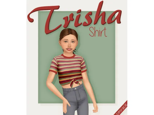 Maxis Match Clumsyalien Trisha Kids Version - The Sims 4 Custom Content