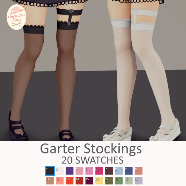 Maxis Match Garter Stockings by simsfinds - The Sims 4 Custom Content