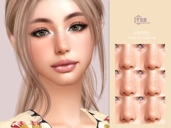 Mix IMF Freckles N62 by IzzieMcFire - The Sims 4 Custom Content