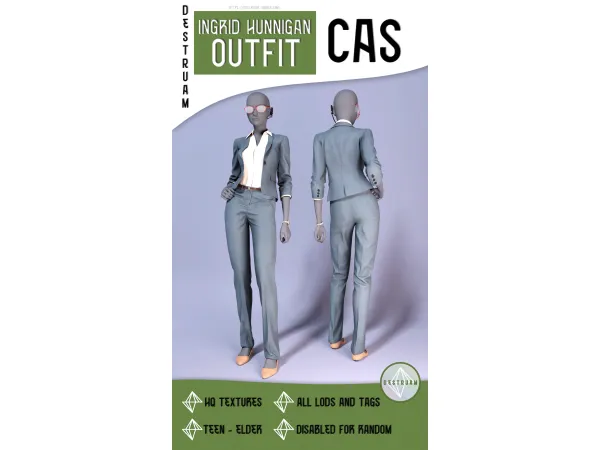 INGRID HUNNIGAN OUTFIT by destruam