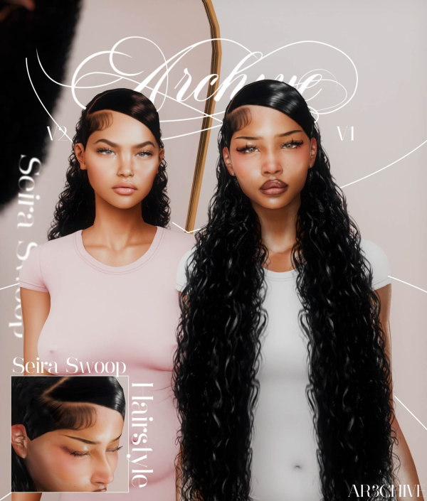 Alpha Seira Swoop V1 V2 by simsfinds - The Sims 4 Custom Content