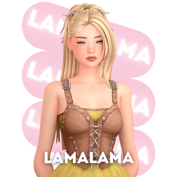 Maxis Match Hair Lavone by simsfinds - The Sims 4 Custom Content