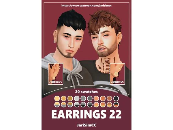 JariSimCC Earrings 22