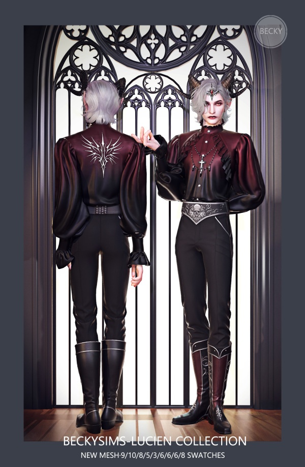 Alpha BECKYSIMS LUCIEN COLLECTION by simsfinds - The Sims 4 Custom Content