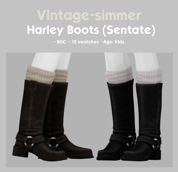 Maxis Match Maxis match Boots for Kids simmer by simsfinds - The Sims 4 Custom Content