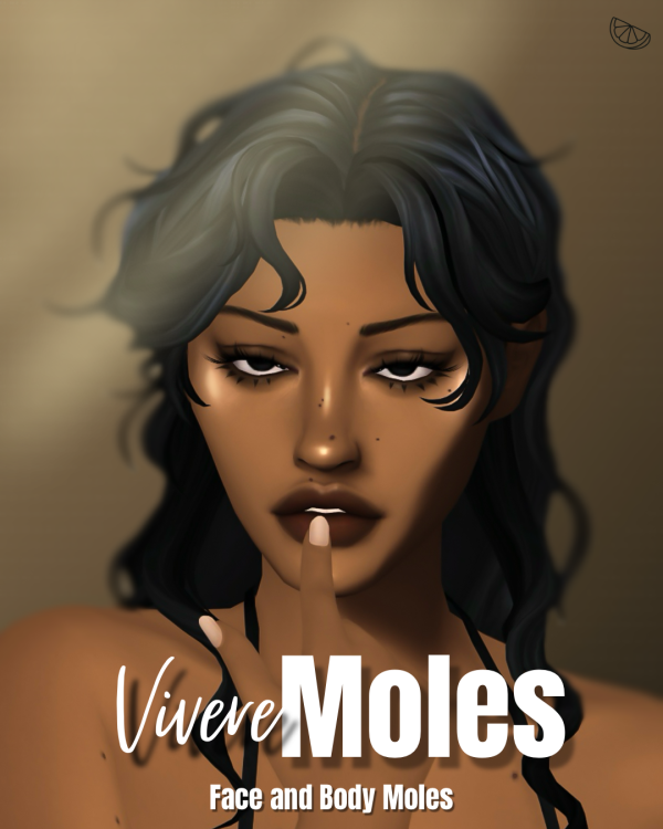 Maxis Match Vivere Moles Face and Body Moles by simsfinds - The Sims 4 Custom Content