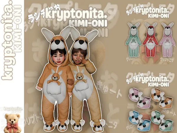 Mix Kangaroo Toddler - The Sims 4 Custom Content