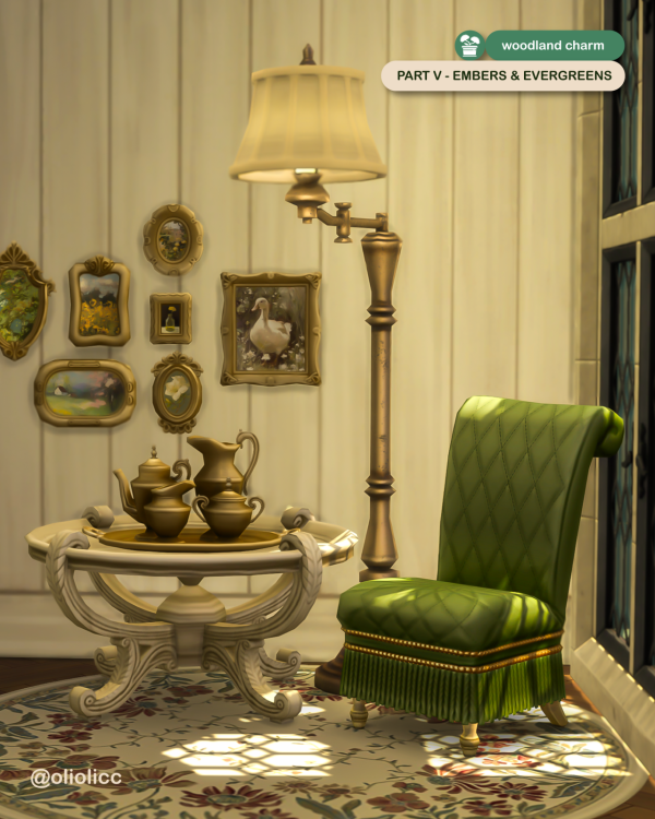 Maxis Match Woodland Charm Part V Embers Evergreens by simsfinds - The Sims 4 Custom Content