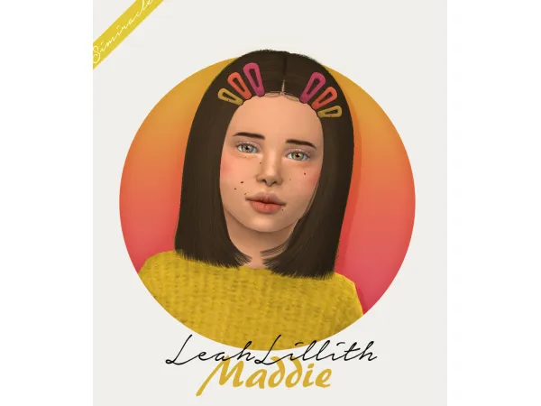 Alpha simiracle LeahLillith Maddie Kids Version - The Sims 4 Custom Content