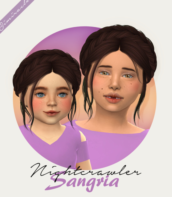 Alpha simiracle Nightcrawler Sangria by simsfinds - The Sims 4 Custom Content