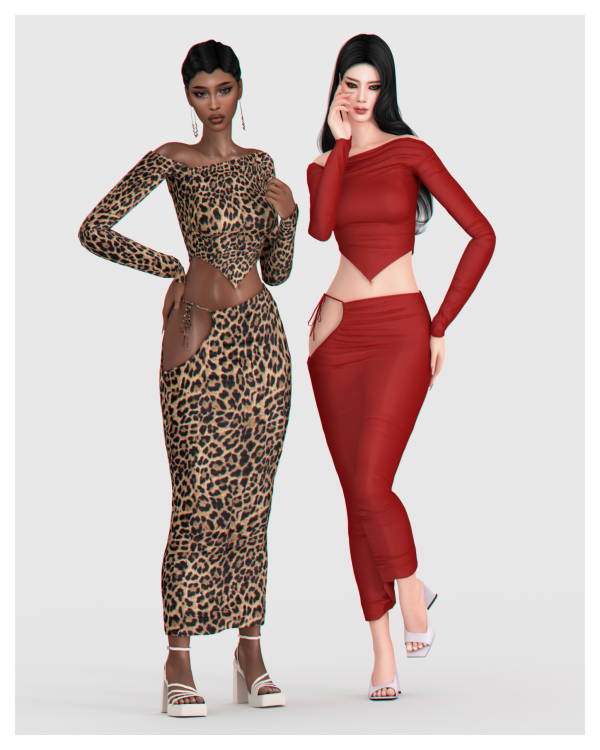 Alpha Maliah Set by simsfinds - The Sims 4 Custom Content