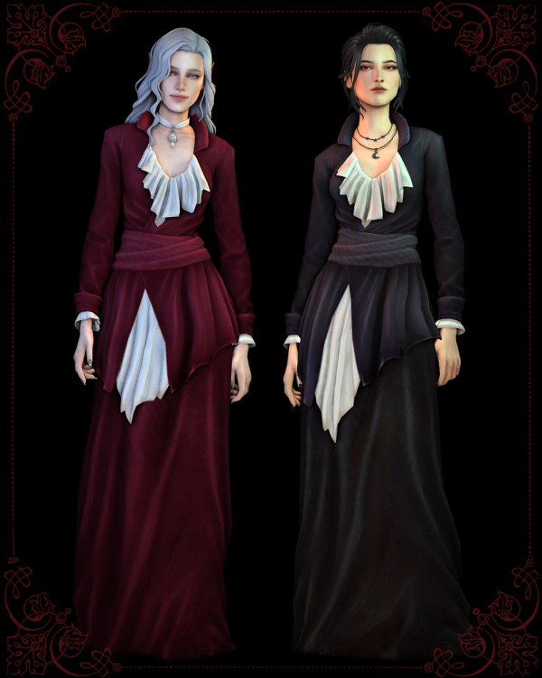 Maxis Match Katerina dress by simsfinds - The Sims 4 Custom Content