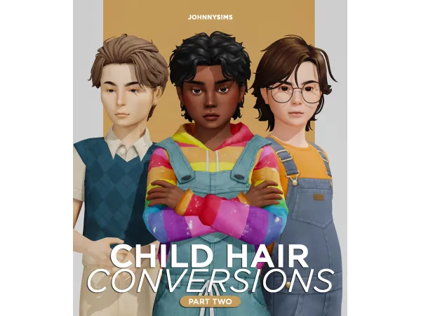 Child Hair Conversions Pt.2 by JohnnySims