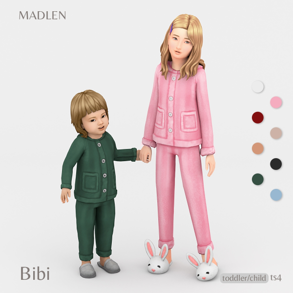 Maxis Match Bibi Pajamas by madlensims - The Sims 4 Custom Content