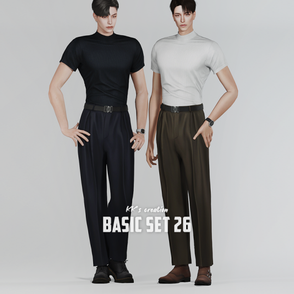 Alpha [KK] Basic set 26 by simsfinds - The Sims 4 Custom Content