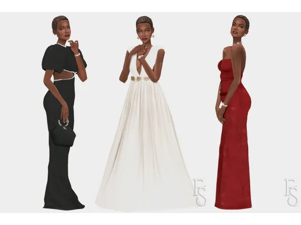 Alpha Black Tie Event by simsfinds - The Sims 4 Custom Content