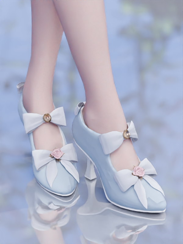 Alpha A Mask Of Blossoms Shoes by simsfinds - The Sims 4 Custom Content