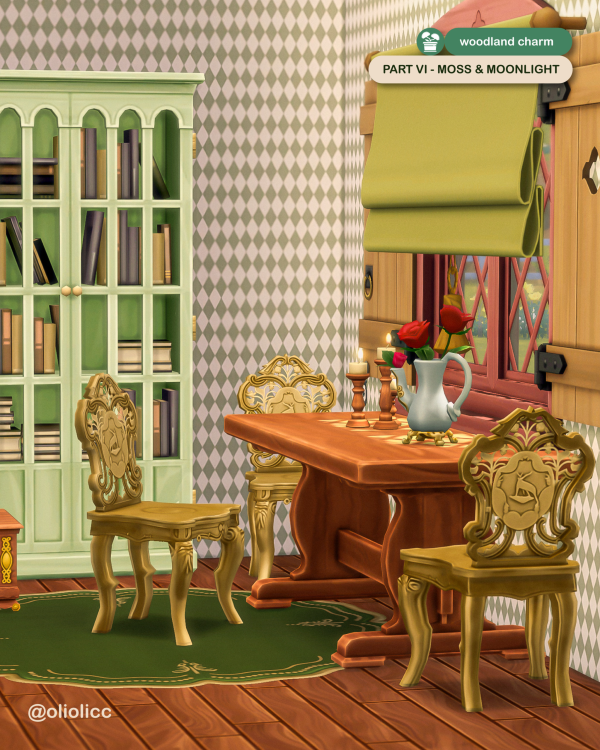 Maxis Match Woodland Charm Part VI Moss Moonlight by simsfinds - The Sims 4 Custom Content