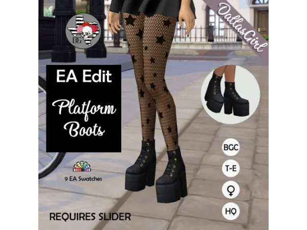 University Platform Boots (SLIDER Version)