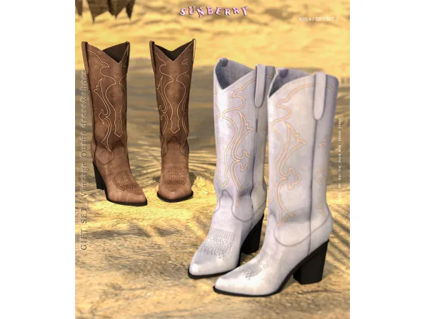 [SUNBERRY]  #25.47 GIFT SET Vintage Outfit shoes