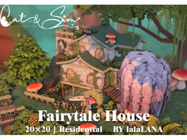 Mix Fairytale House by lalalana - The Sims 4 Custom Content