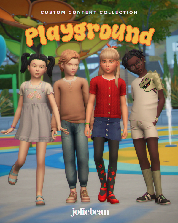 Maxis Match Playground Set by simsfinds - The Sims 4 Custom Content