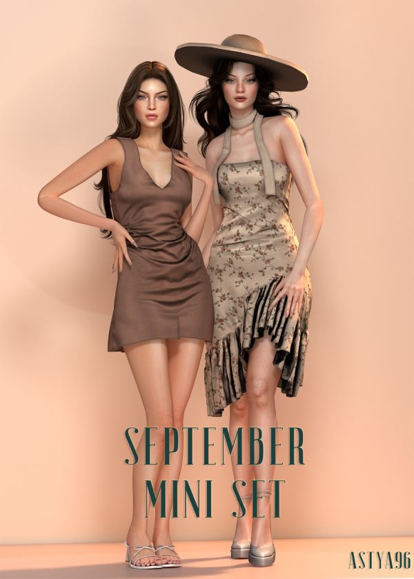 Alpha September 2025 Mini Set by simsfinds - The Sims 4 Custom Content