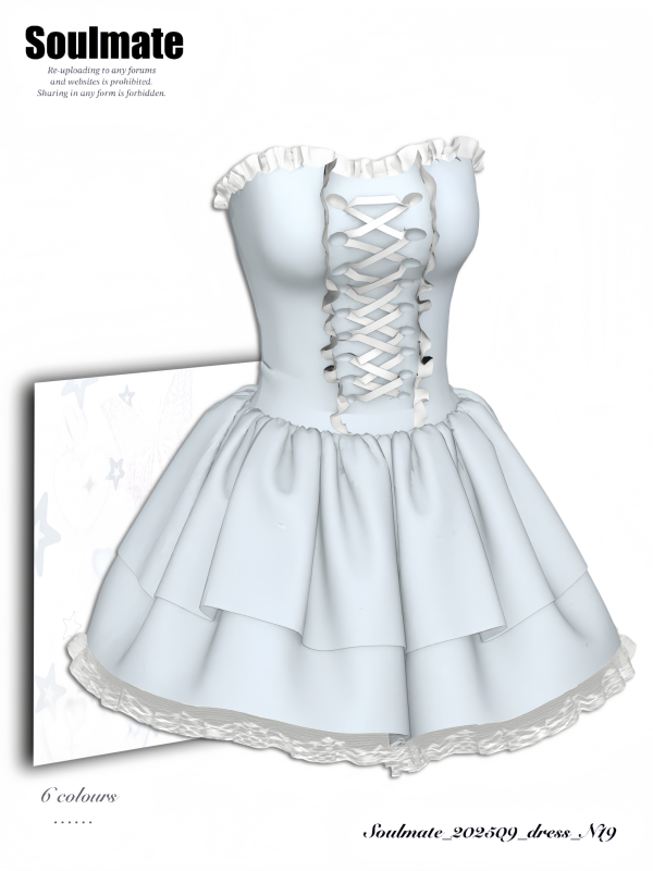 Alpha N19_202509_dress by simsfinds - The Sims 4 Custom Content