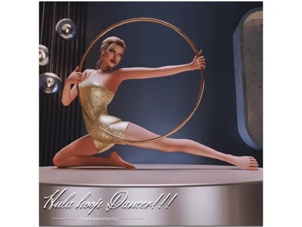 Maxis Match Hula hoop Dancer - The Sims 4 Custom Content