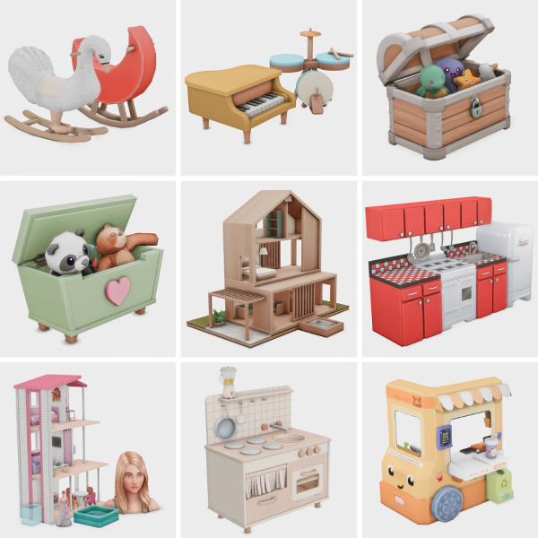 Maxis Match ultimate playroom part 3 sims 4 finds by simsfinds - The Sims 4 Custom Content