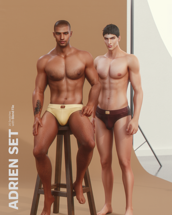 Alpha Adrien Set by stranger - The Sims 4 Custom Content