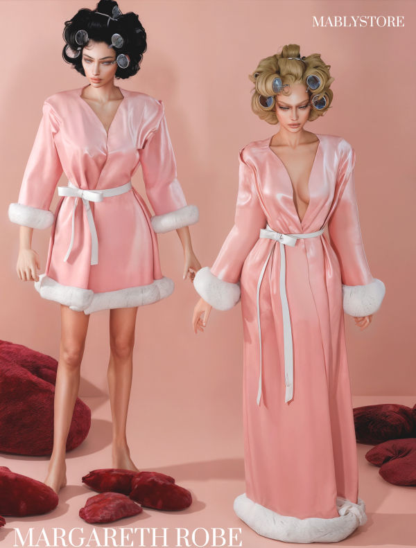 Alpha MARGARETH ROBE by simsfinds - The Sims 4 Custom Content