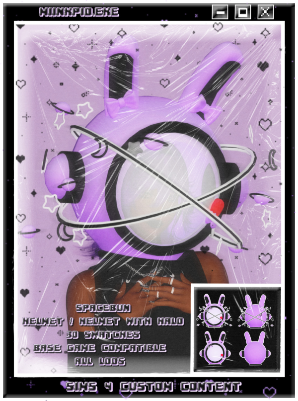 Mix Spacebun by simsfinds - The Sims 4 Custom Content