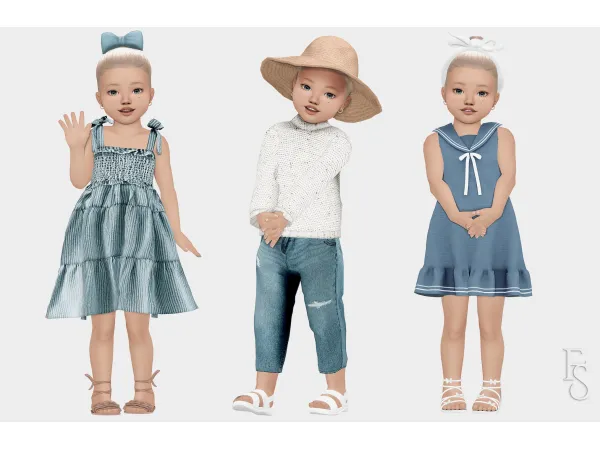 Coastal Toddler Lookbook by farfallasims
