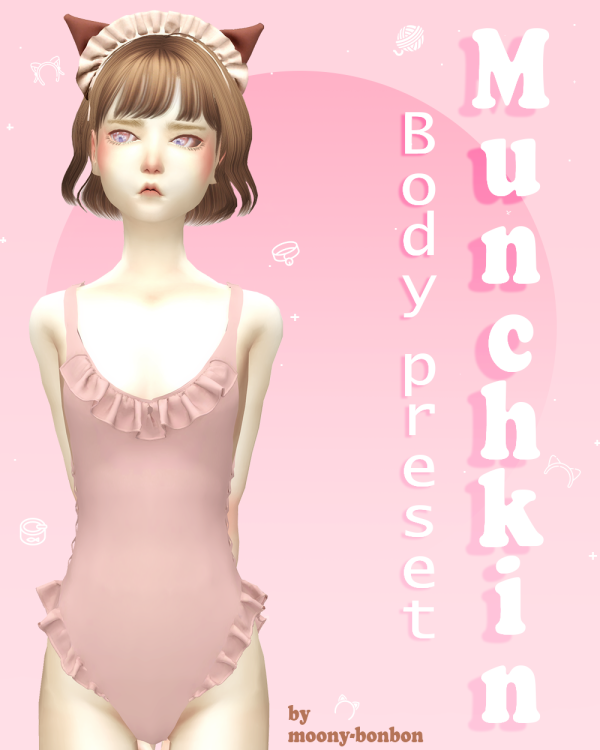 Mix Munchkin Faerie Body Presets bonbon by simsfinds - The Sims 4 Custom Content