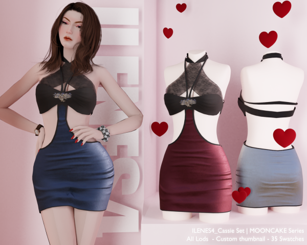 Alpha ILN Cassie Set by ilenes4 - The Sims 4 Custom Content